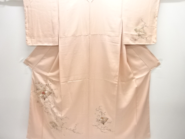 SALE!! JAPANESE KIMONO / HOMONGI / EMBROIDERY / UNUSED / FLOWER ARABESQUE