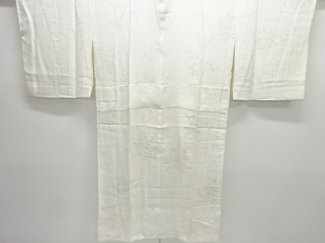 SALE!! JAPANESE KIMONO / HITOE JUBAN / WOVEN STREAM WATER & PLANT 