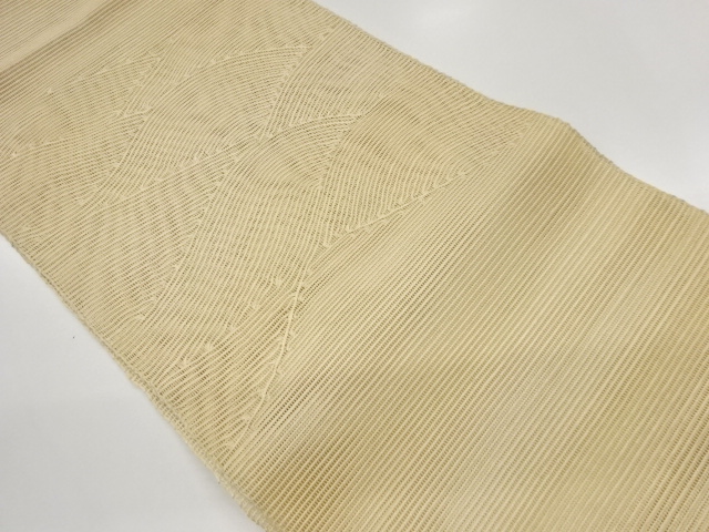 SALE!! JAPANESE KIMONO / KIMONO FOR SUMMER TSUMUGI WAVE PATTERN WOVEN NAGOYA 