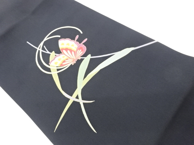 SALE!! JAPANESE KIMONO / BUTTERFLY / LEAF PATTERN NAGOYA OBI