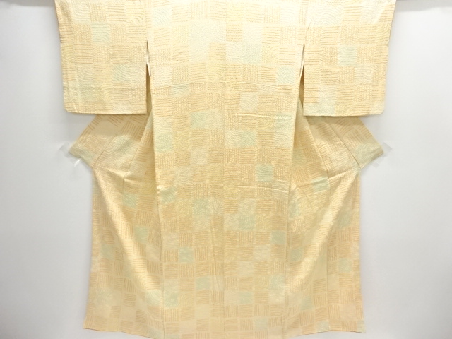 SALE!! JAPANESE KIMONO / SHIBORI ABSTRACT PATTERN KOMON