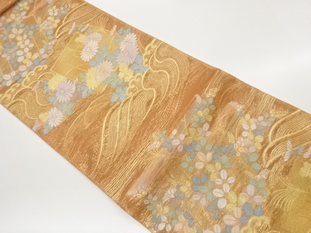 SALE!! JAPANESE KIMONO / KIMONO FOR SUMMER GENJI-KA / CHRYSANTHEMUM / HAGI / 