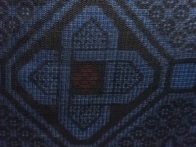 SALE!! JAPANESE KIMONO / ANTIQUE DORO OSHIMA TSUMUGI KIMONO / FLORAL SHUKKO P