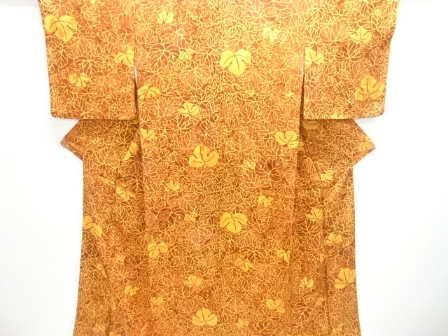 SALE!! JAPANESE KIMONO / GRASS LEAF PATTERN KOMON