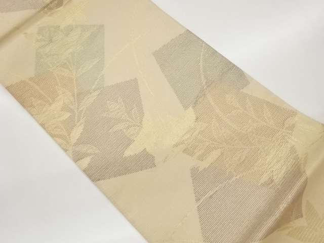 SALE!! JAPANESE FUKURO OBI FOR SUMMER / WOVEN BALLOON FLOWER