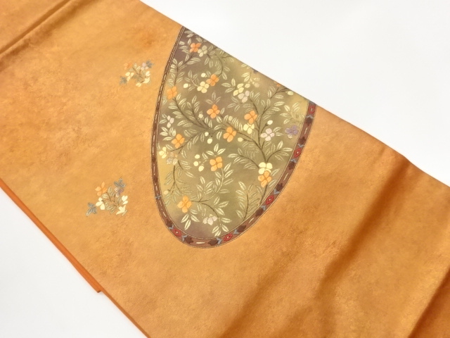 JAPANESE NAGOYA OBI / EMBROIDERY / WAVY STRIPE