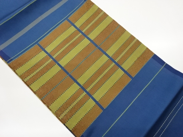 JAPANESE NAGOYA OBI / WOVEN ABSTRACT STRIPE