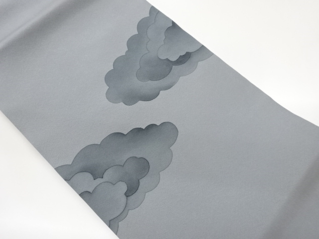 SALE!! JAPANESE KIMONO / CLOUD PATTERN NAGOYA OBI