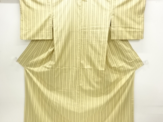 SALE!! JAPANESE KIMONO / TSUMUGI / WOVEN STRIPE 