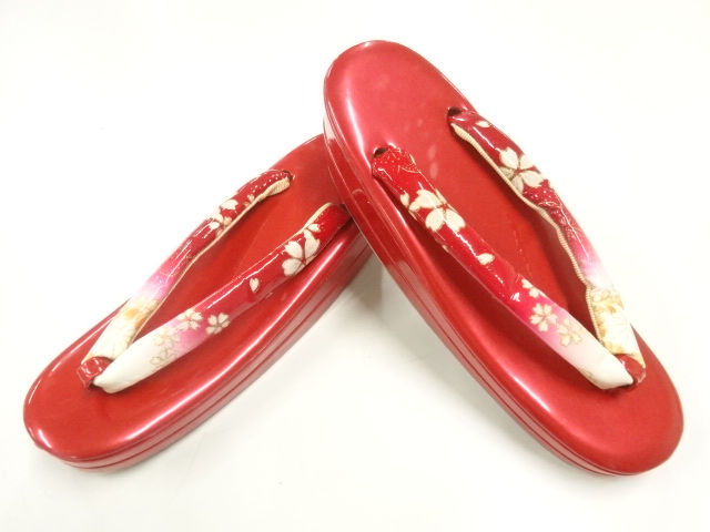 JAPANESE KIMONO / JAPANESE-STYLE ZORI (SIZE M)
