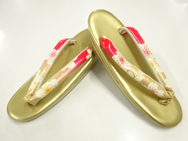 JAPANESE KIMONO / JAPANESE-STYLE ZORI (SIZE M)