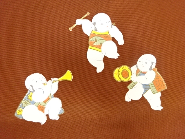 SALE!! JAPANESE KIMONO / ANTIQUE NAGOYA OBI / SILK / SHIOZE / GOSHO DOLL