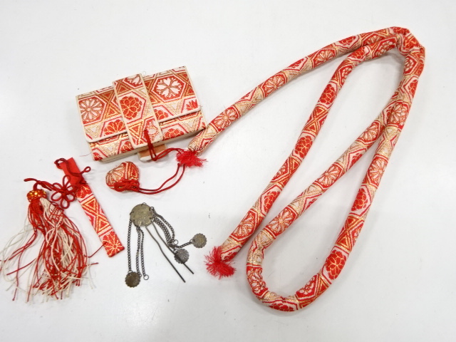 SALE!! JAPANESE KIMONO / ANTIQUE HAKOSEKO SET