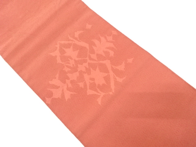 SALE!! JAPANESE KIMONO / ANTIQUE NAGOYA OBI / SILK / WOVEN ABSTRACT FLOWER