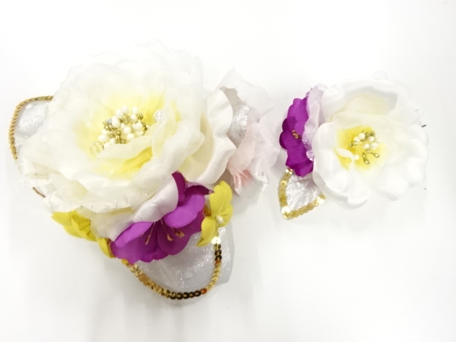 SALE!! JAPANESE KIMONO / ANTIQUE HAIR ACCESSORY SET