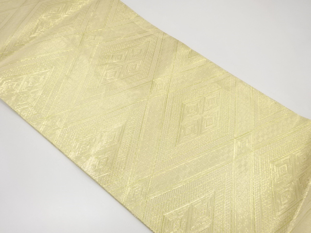 SALE!! JAPANESE FUKURO OBI / SAGANISHIKI / WOVEN RHOMBUS