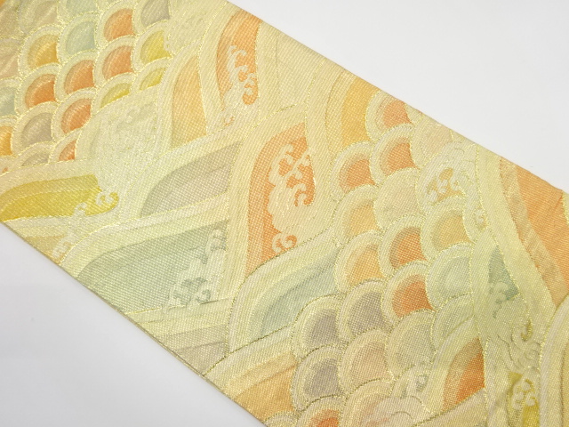 JAPANESE FUKURO OBI / SAGANISHIKI / WOVEN ROUGH WAVE