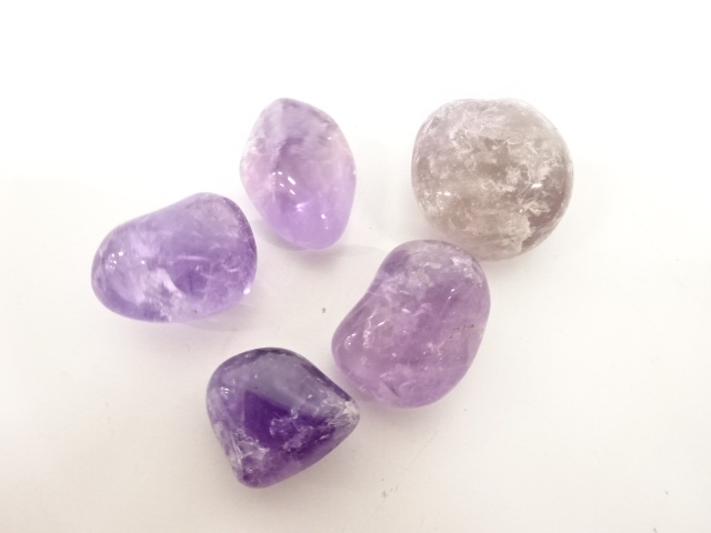 天然石　パワーストーン　ルース　5個セット　約390ct