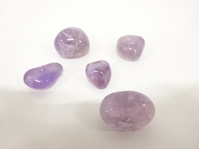 天然石　パワーストーン　ルース　5個セット　約370ct