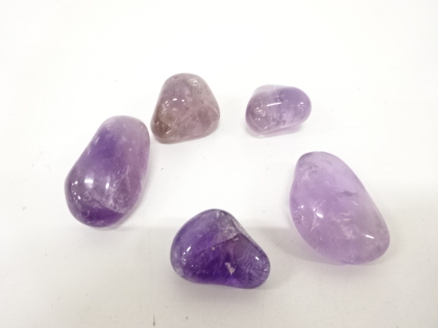 天然石　パワーストーン　ルース　5個セット　約349ct