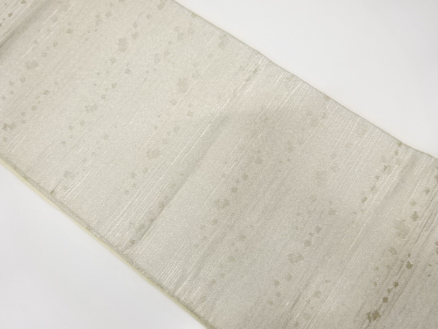 JAPANESE KIMONO / ANTIQUE FUKURO OBI / SILK / WOVEN SHIKISHI PATTERN