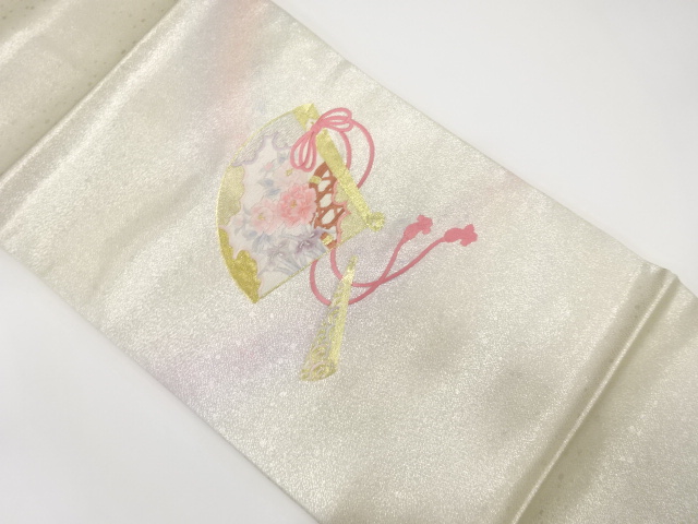 SALE!! JAPANESE NAGOYA OBI / EMBROIDERY / IRIS