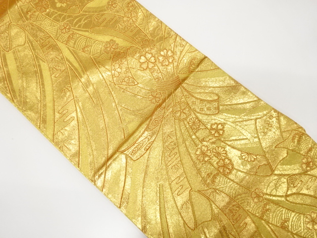 JAPANESE FUKURO OBI / WOVEN FLOWER