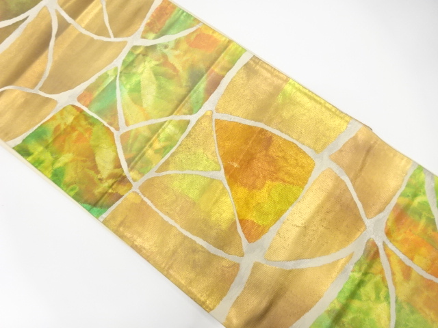 JAPANESE FUKURO OBI / WOVEN STONE PAVEMENT