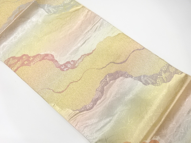 SALE!! JAPANESE FUKURO OBI / WOVEN MICHINAGADORI