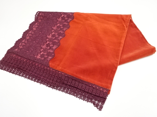 JAPANESE SHAWL / VELVET / LACE