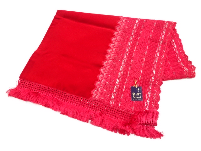 JAPANESE SHAWL / VELVET / LACE