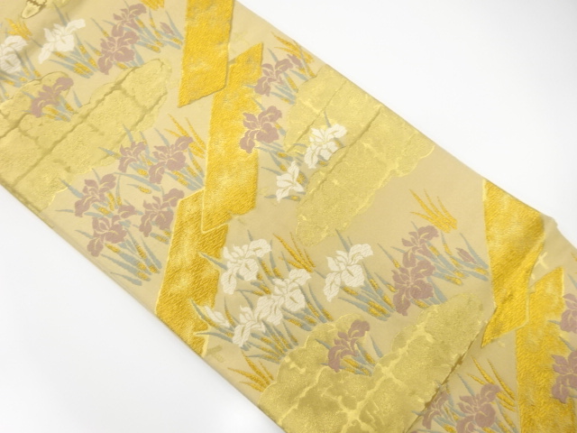 JAPANESE FUKURO OBI / WOVEN CLOUD & BRIDGE