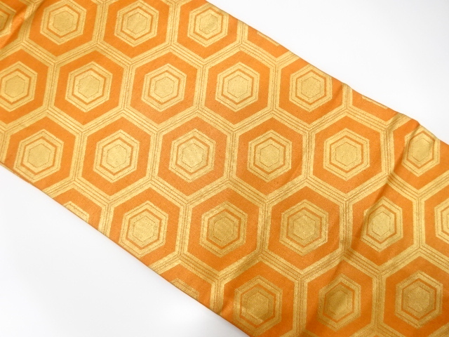 SALE!! JAPANESE NAGOYA OBI / WOVEN KIKKO PATTERN