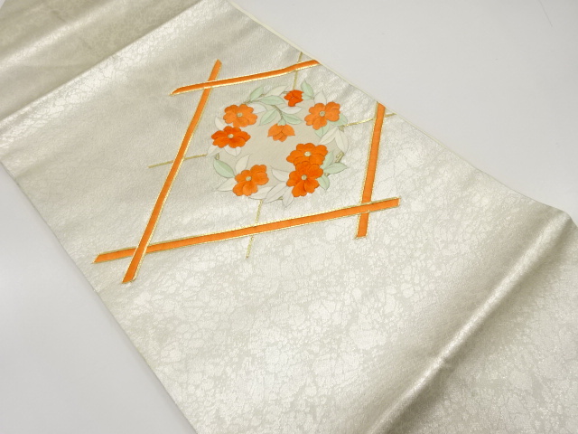 SALE!! JAPANESE NAGOYA OBI / EMBROIDERY / RHOMBUS