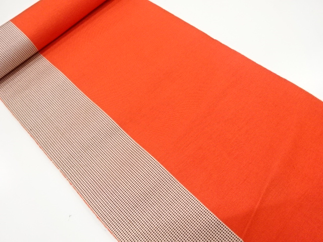 SALE!! JAPANESE KIMONO / ANTIQUE BOLT FOR HASSUN OBI / WOVEN STRIPE