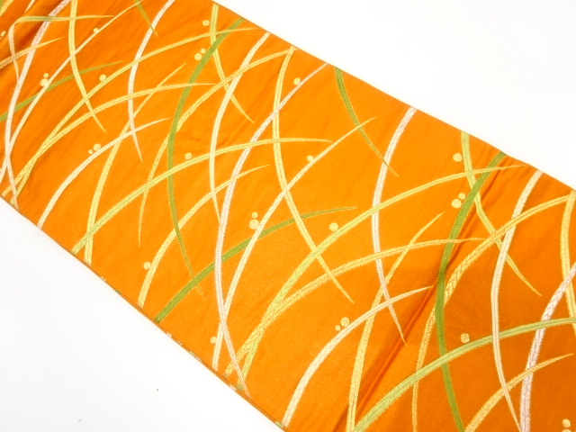 JAPANESE FUKURO OBI / WOVEN GRASS