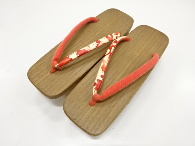 SALE!! JAPANESE KIMONO / ANTIQUE PAULOWNIA GETA (23.0 cm)