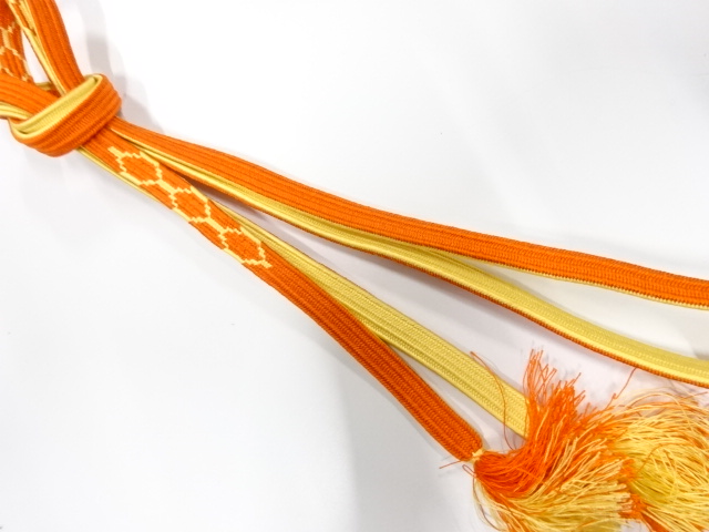 SALE!! JAPANESE KIMONO / HANDTIED OBIJIME CORD 
