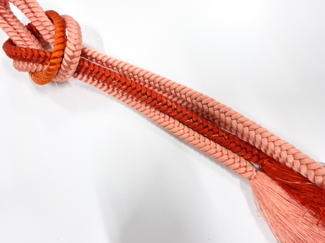 SALE!! JAPANESE KIMONO / HANDTIED OBIJIME CORD 