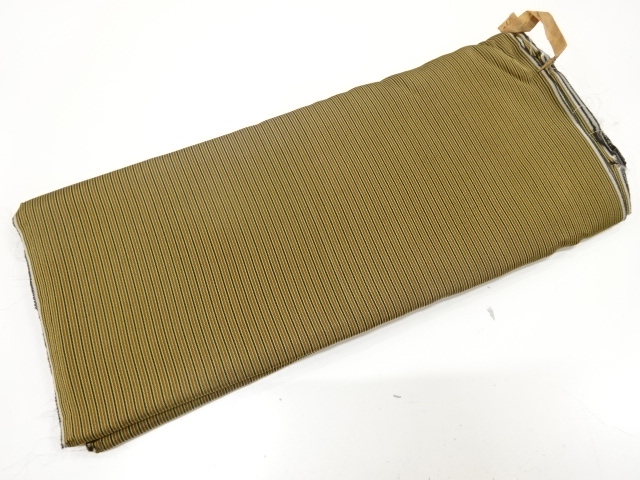 SALE!! JAPANESE KIMONO / ARAIHARI FOR KIMONO / WOVEN STRIPE