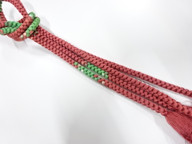 正絹　手組帯締め