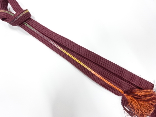 正絹　手組帯締め