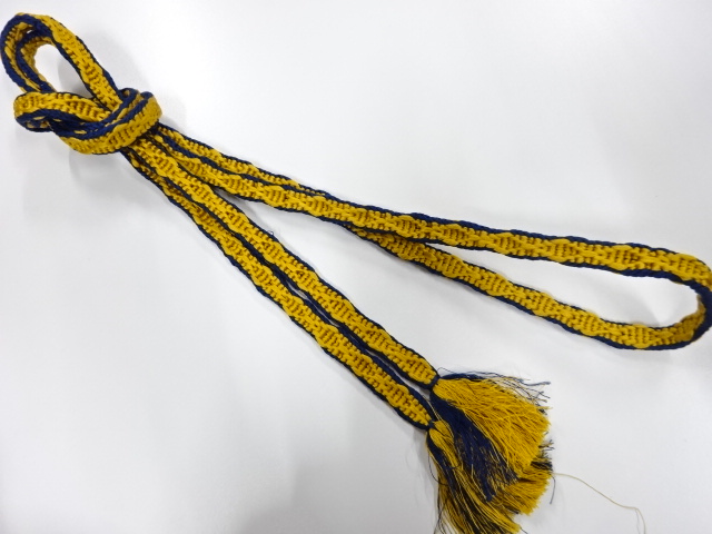 正絹　手組帯締め