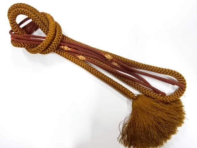 正絹　手組帯締め