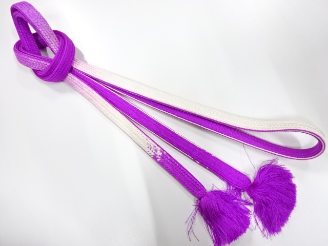 正絹　手組帯締め