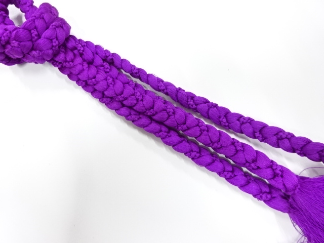 正絹　手組帯締め