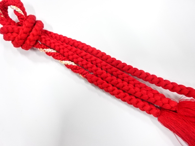 正絹　手組帯締め