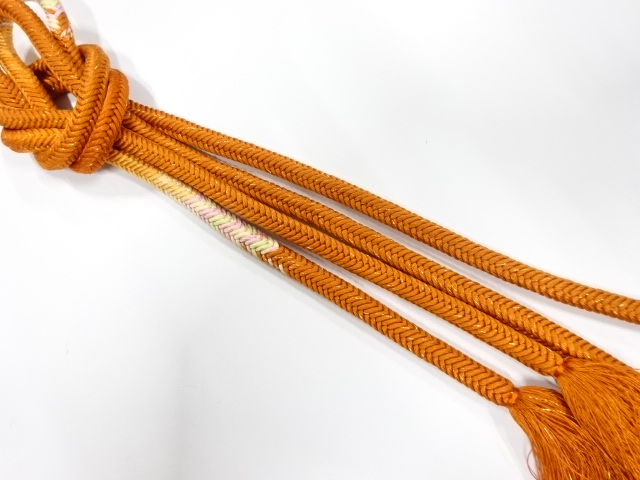 正絹　手組帯締め