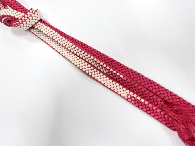 正絹　手組帯締め