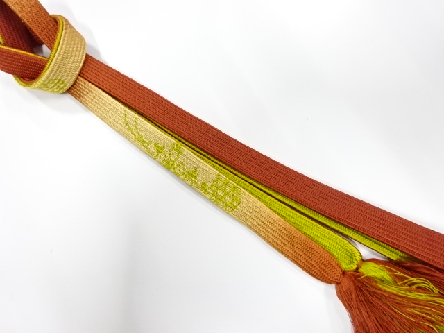 正絹　手組帯締め